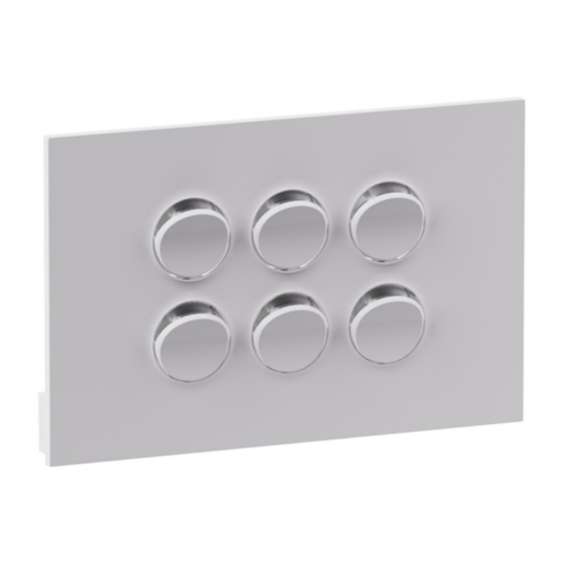 Legrand INSPYRA 6 Gang Switch Matte White