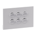 Legrand INSPYRA 6 Gang Switch Matte White
