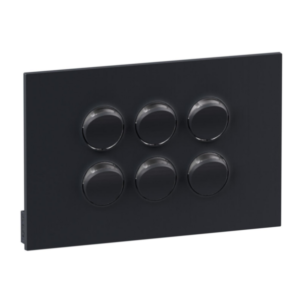 Legrand INSPYRA 6 Gang Switch Matte Grey