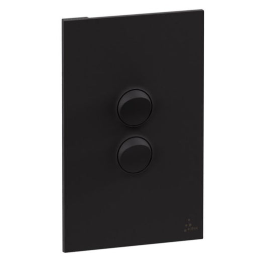 Legrand INSPYRA 2 Gang Switch Matte Black
