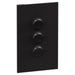 Legrand INSPYRA 3 Gang Switch Matte Black