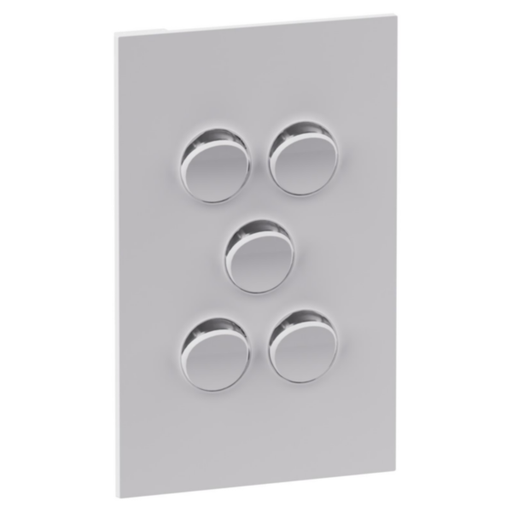 Legrand INSPYRA 5 Gang Switch Matte White