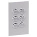 Legrand INSPYRA 6 Gang Switch Matte White