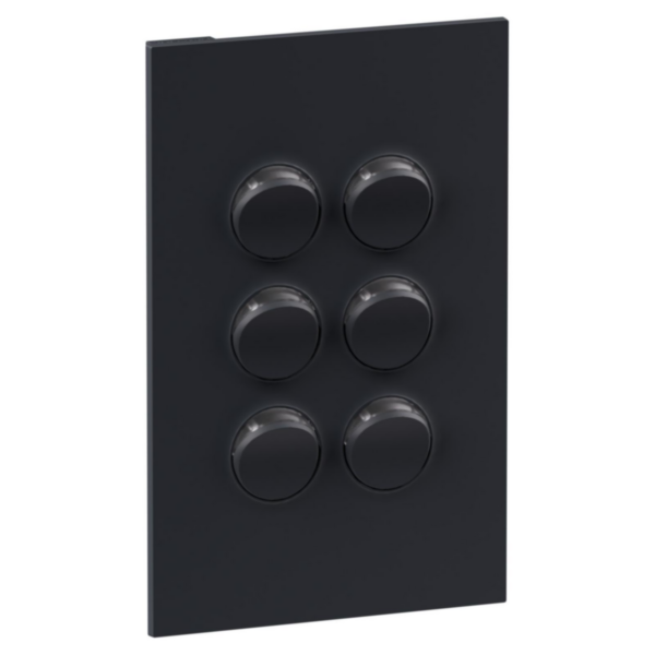 Legrand INSPYRA 6 Gang Switch Matte Grey