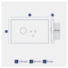 Legrand INSPYRA Single Powerpoint 10a Dimensions