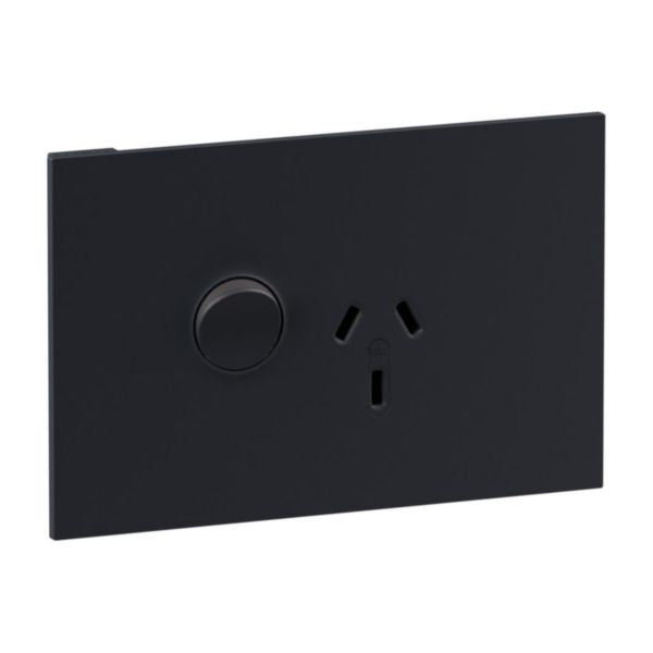 Legrand INSPYRA Single Powerpoint 10a Matte Grey