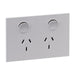 Legrand INSPYRA Double Powerpoint 10a Matte White