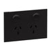 Legrand INSPYRA Double Powerpoint 10a Matte Black