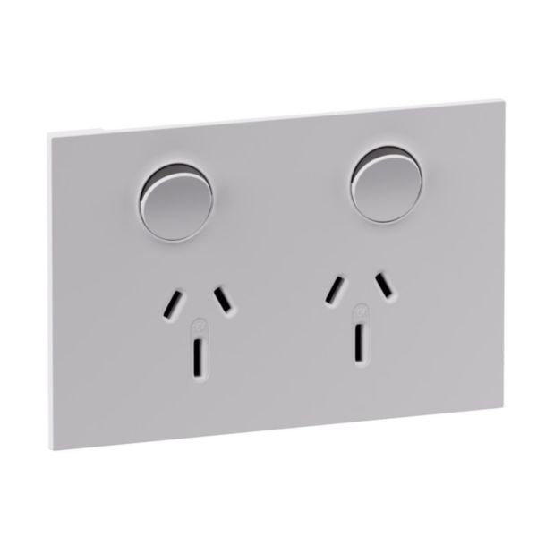 Legrand INSPYRA Double Powerpoint 15a Matte White