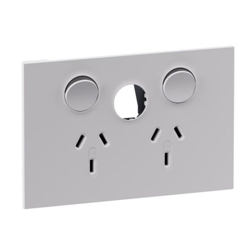 Legrand INSPYRA Double Powerpoint With Extra Switch Matte White