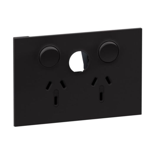 Legrand INSPYRA Double Powerpoint With Extra Switch Matte Grey