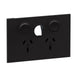 Legrand INSPYRA Double Powerpoint With Extra Switch Matte Grey