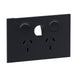 Legrand INSPYRA Double Powerpoint With Extra Switch Matte Grey