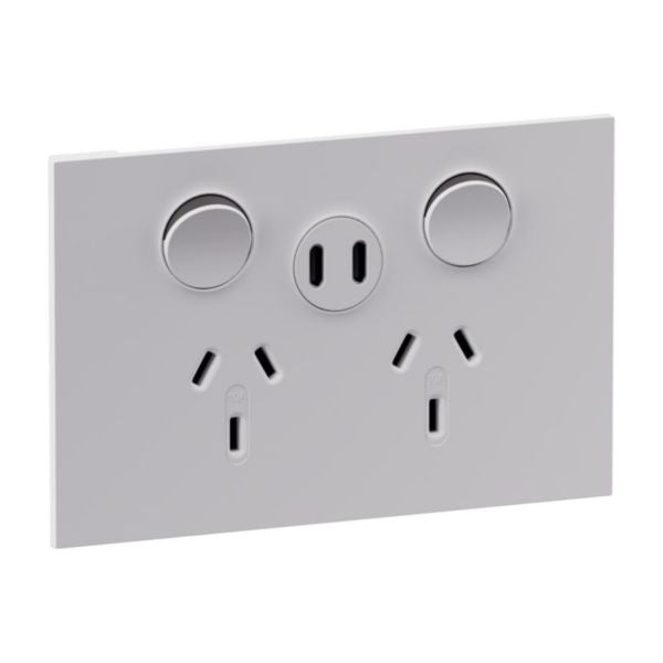 Legrand INSPYRA Double Powerpoint With USB C+C Charger