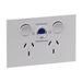 Legrand INSPYRA RCD Double Powerpoint 10mA Matte White