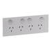 Legrand INSPYRA Quad Powerpoint 10a Matte White