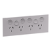 Legrand INSPYRA Quad Powerpoint With 2 Extra Switches