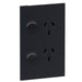 Legrand INSPYRA Double Vertical Powerpoint 10a Matte Grey