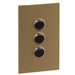 Legrand INSPYRA Cover Plate Brassed Gold