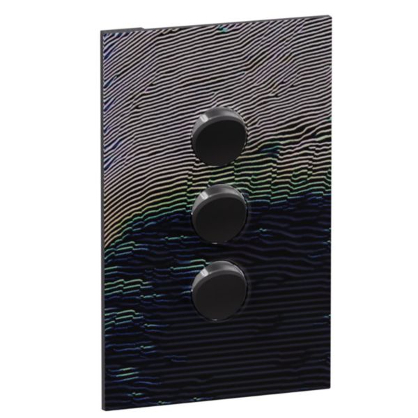 Legrand INSPYRA Cover Plate Midnight Waves