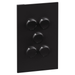 Legrand INSPYRA Cover Plate Matte Black