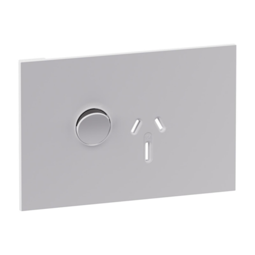 Legrand INSPYRA Single Powerpoint Cover Plate Only 15a Matte White