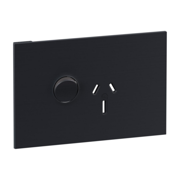 Legrand INSPYRA Single Powerpoint Cover Plate Only 15a Matte Grey