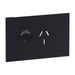 Legrand INSPYRA Single Powerpoint Cover Plate Only 20a Matte Grey
