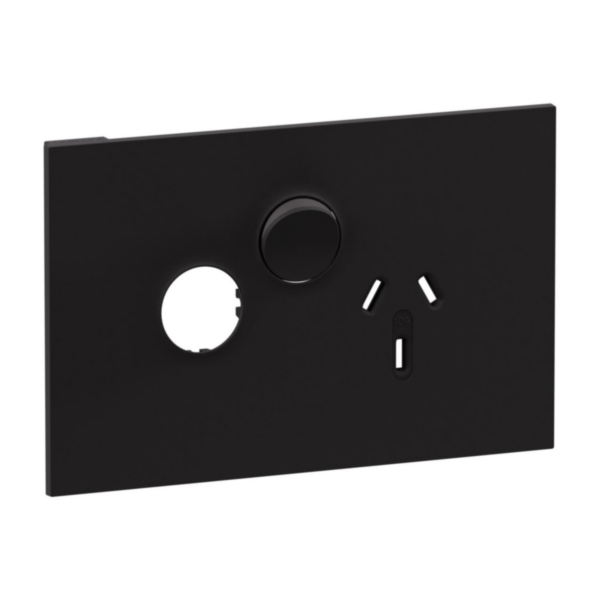 Legrand INSPYRA Horizontal Single Powerpoint with extra function hole 10a