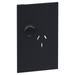Legrand INSPYRA Single Vertical Powerpoint Cover Plate 10a Matte Grey