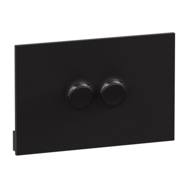 Legrand INSPYRA 2 Gang Grid & Plate Assembly Matte Black