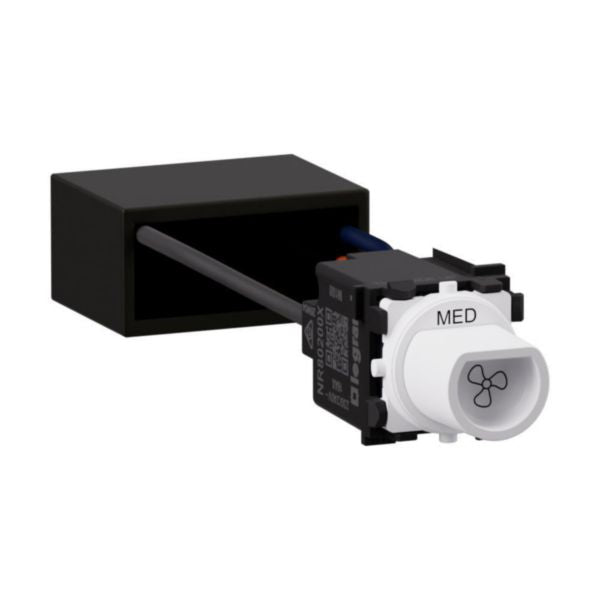 Legrand INSPYRA Fan Controller Mechanism 3 Speed 100va Matte White