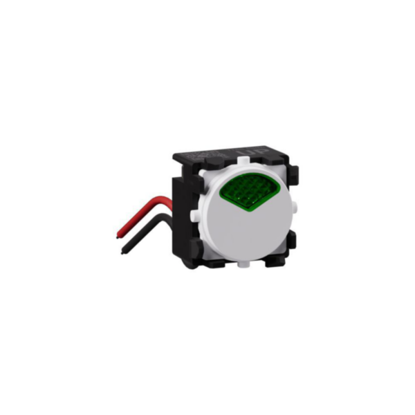 Legrand INSPYRA 24v Green LED Indicator Mechanism Matte White
