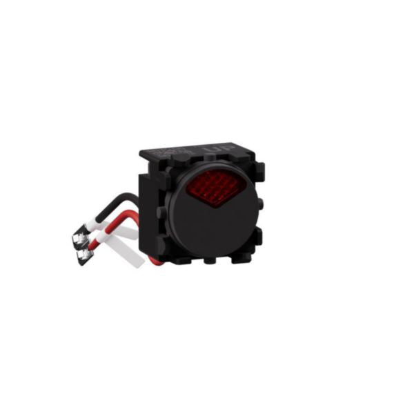 Legrand INSPYRA 250v Red LED Indicator Mechanism Black