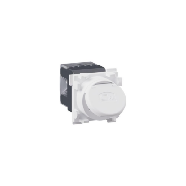 Legrand INSPYRA RJ45 CAT6a Data Mechanism With Shutters White