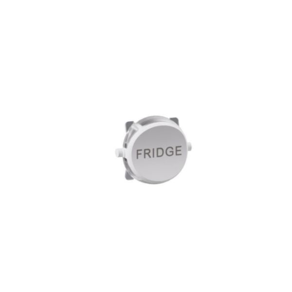 Legrand INSPYRA Matte White Engraved Rocker Cover Fridge