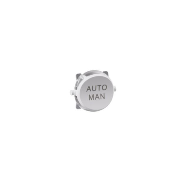 Legrand INSPYRA Matte White Engraved Rocker Cover Auto Man