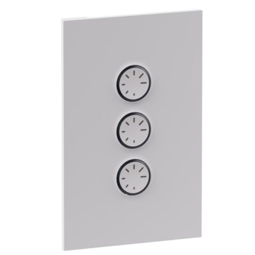 Legrand INSPYRA With Netatmo 3 Gang Dimmer Switch Matte White