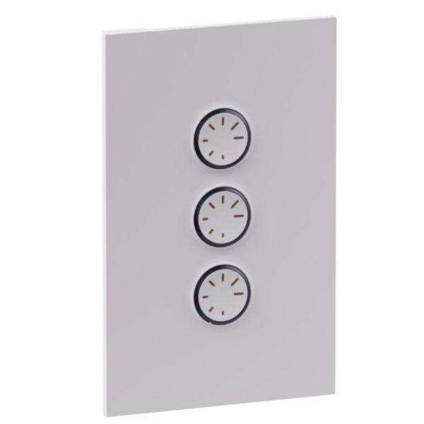 Legrand INSPYRA With Netatmo 3 Gang Dimmer Switch Matte White