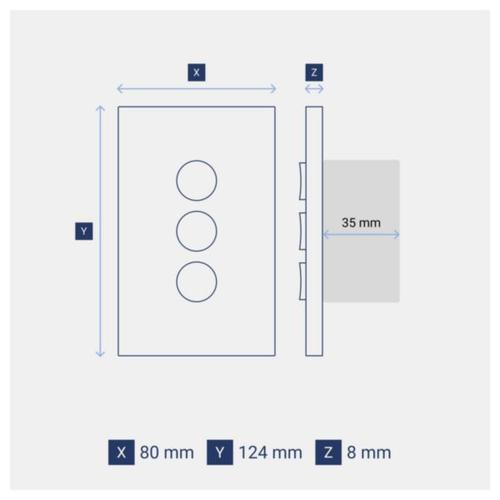 Legrand INSPYRA With Netatmo 3 Gang Smart Switch