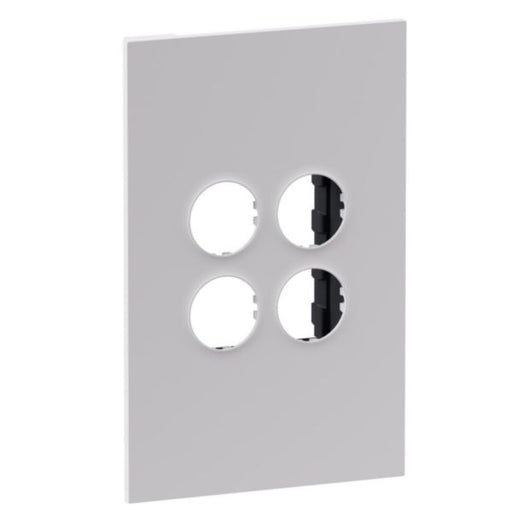Legrand INSPYRA With Netatmo 2 Gang Wireless Clip in Grid & Plate Matte White