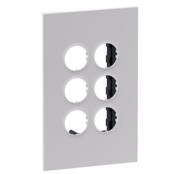 Legrand INSPYRA With Netatmo 3 Gang Wireless Clip in Grid & Plate Matte White