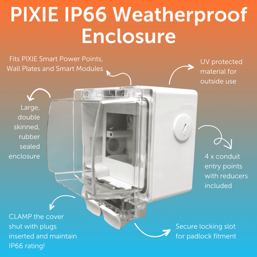 Pixie outdoor GPO enclosure