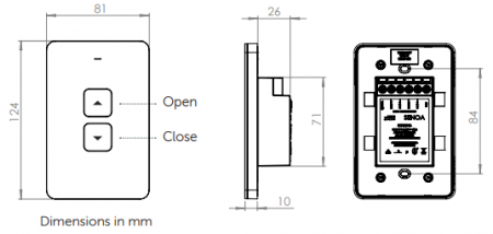 Senoa SENBC2 dimensions