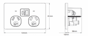 Senoa Simple USB Powerpoint dimensions