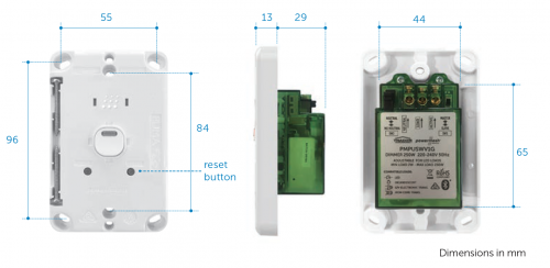 Powermesh 1 Gang Light Dimmer 10AX