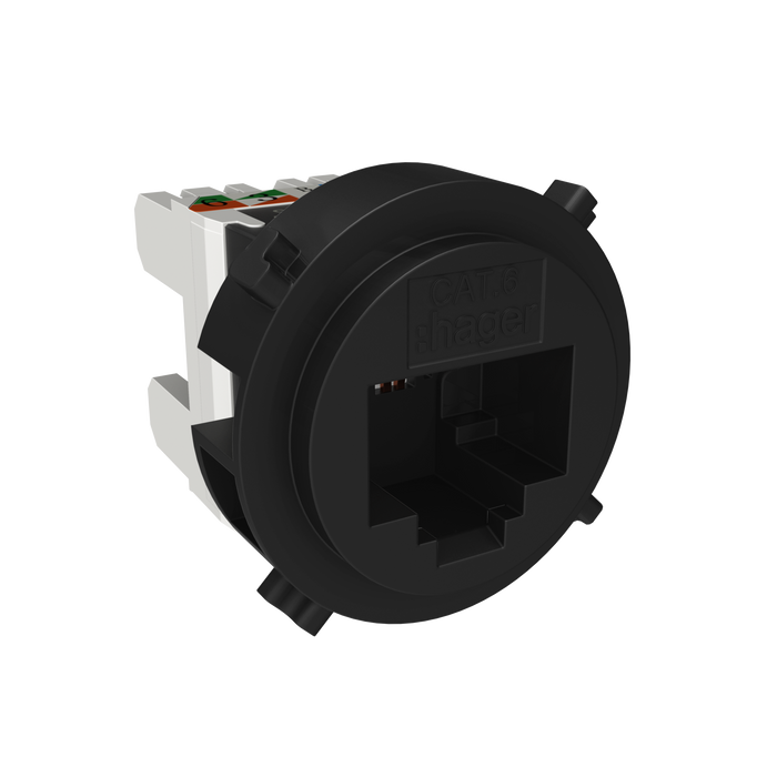 Hager Rotoloc RJ45 CAT 6 Mechanism
