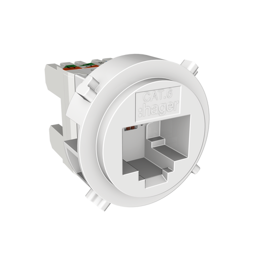 Hager Rotoloc RJ45 CAT 6 Mechanism