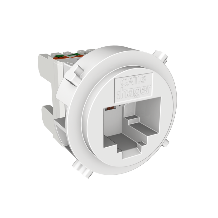 Hager Rotoloc RJ45 CAT 6 Mechanism