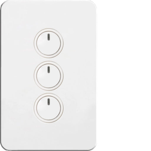 Hager Silhouette 3 Gang Electronic Switch